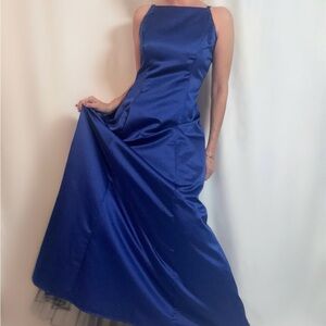 Urban Girl Nites Blue and Pink Dress